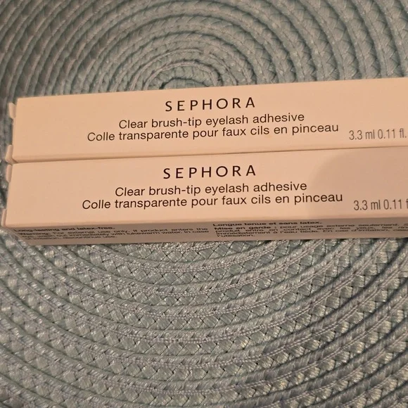 SEPHORA 2 PACK BUNDLE OF CLEAR BRUSH TIP EYELASH ADHESIVE - Picture 1 of 2